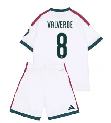 Real Madrid Federico Valverde #8 Hemmaställ Barn 2026-27 Kortärmad (+ Korta byxor)